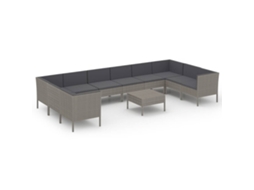 Garden Lounge Set, Garden Lounge Sets Vidaxl Cinzeto Rattan / Vime (n/a)