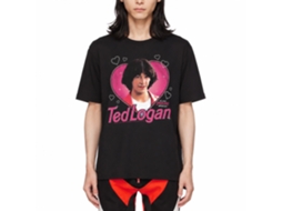 Rockinstone Bill And Ted Heartthrob Ted Black T-shirt Size:l