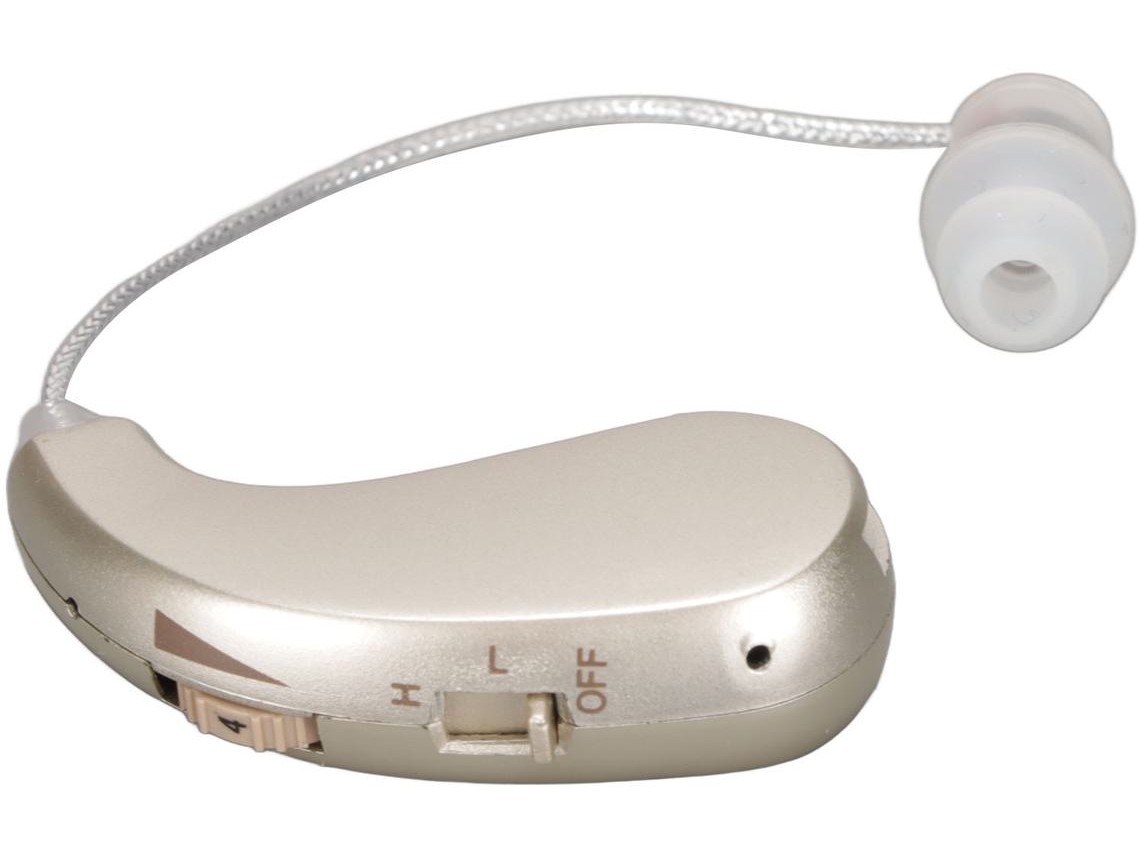 Auscultadores para Aparelhos Auditivos YIZHOOD Z06 Som Amplificado In Ear Prata