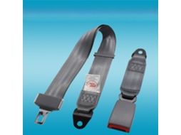Cinto de segurança de 2 pontos universal ajustável, para cadeira de rodas, maca, ambulância, autocarro, cinza, HEXINYIGJLY
