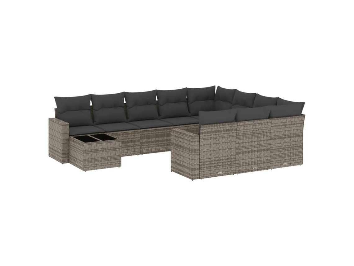 Garden Sofa Set, Garden Sofa Sets Vidaxl Cinzeto Rattan / Vime (n/a)