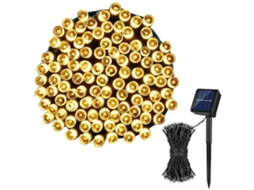 Grinalda De Natal Decorada Com Luzes Led Solares. Stelasplen
