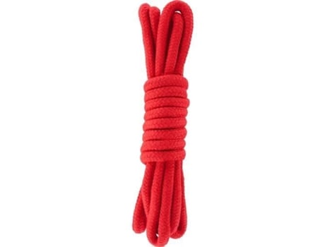 Corda De Bondage - 3 M - Vermelho - Uso Confortável - Segurança Garantida