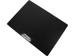 Prancheta Horizontal A3 Em Plástico Preto Para Escritório E Desenho, Com Clipe De Metal Resistente, Gokoco