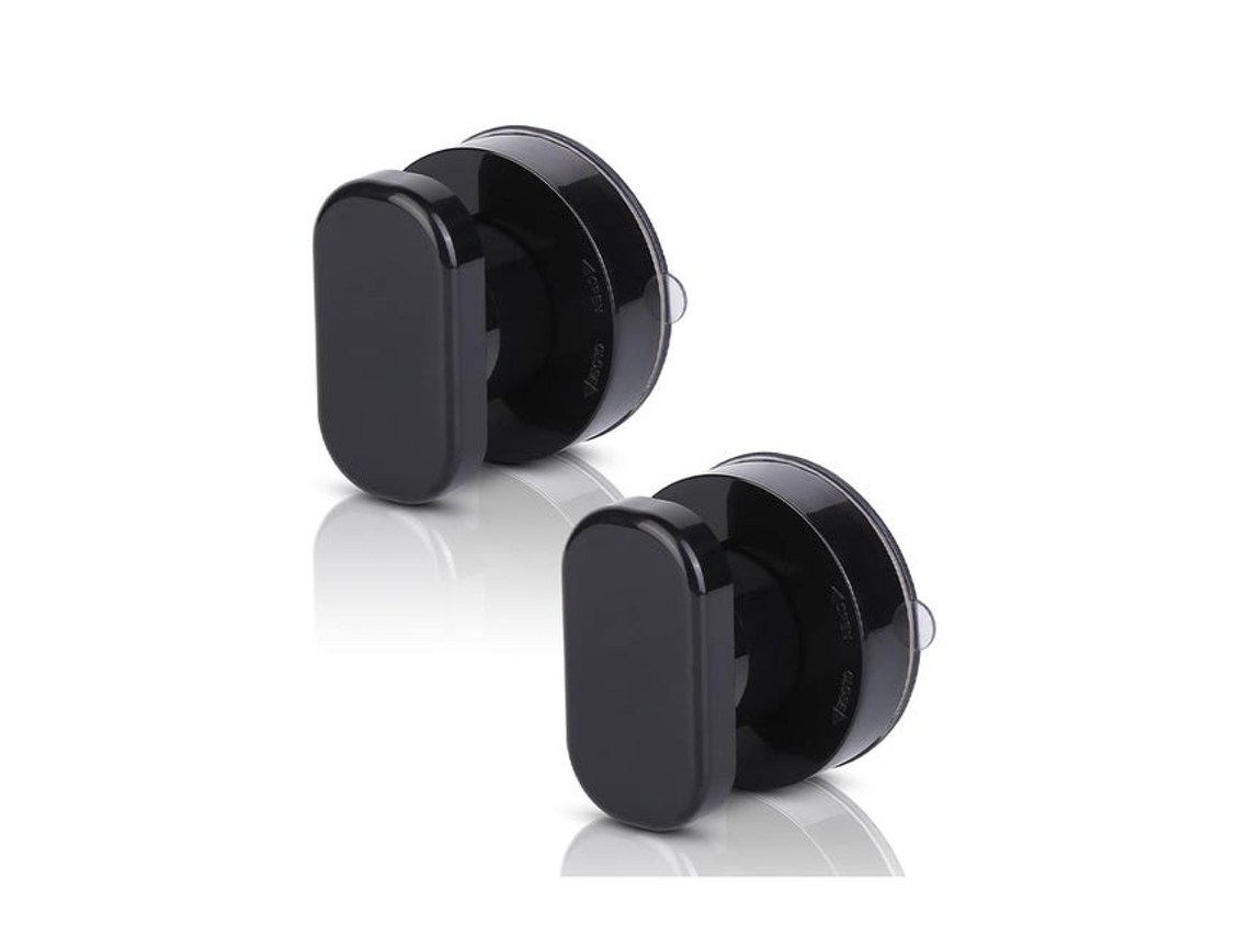 Conjunto de 2 puxadores de porta com ventosa, forte para banheiro X001