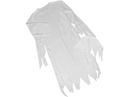 Fantasia De Fantasma Branca Feminina Ciieeo Para Adultos, Poncho De Tecido Respirável, Fácil De Combinar, Design