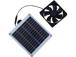 Ventilador De Painel De 10w Para Galinheiros Pequenos, Estufas, Galpões De Jardim E Janelas.