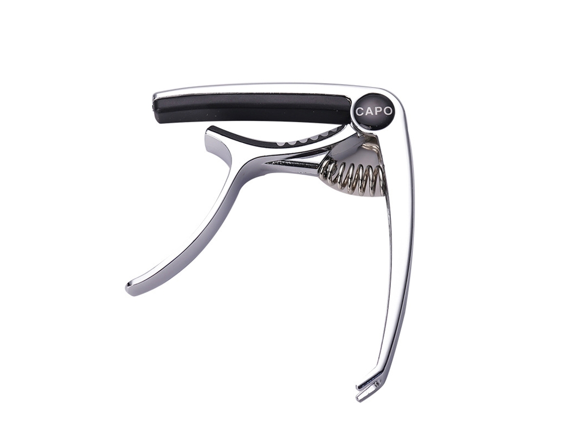Palheta de guitarra Slowmoose Silver Zinc Alloy com caixa de presente