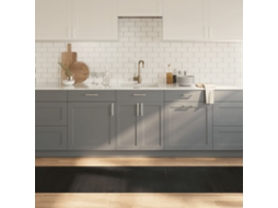 Vidaxl Tapete Retangular 70x500 Cm Bambu Preto