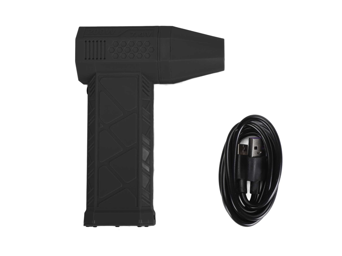 Handheld Turbine Jet Blower 130000 Rpm Brushless Motor Type C Qc15w Black