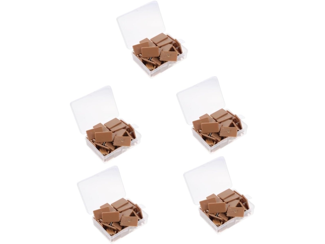 Conjunto De 5 Corrediças E Trilhos Plástico Para Gavetas Móveis