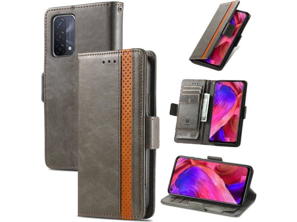Capa Oppo A54 5G, A74 5G, A93 5G HFS HOUSE Business Style Cinzento
