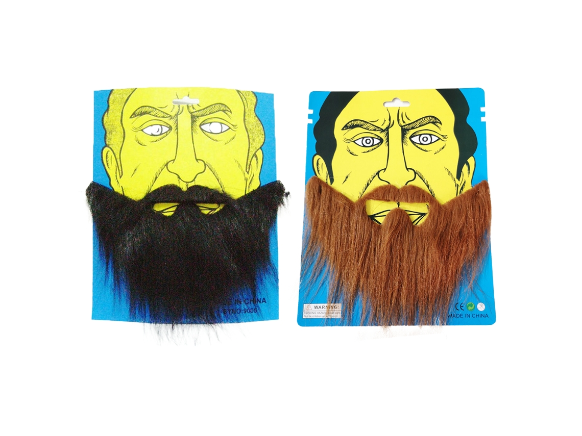 Engraçado Fantasia Festa Homem Masculino Barba Halloween Barba Cabelo Facial Disfarce Jogo Bigode Preto Suprimentos para Festa Estilo 4