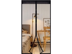 Cortina, Para Porta, 120 X 220 Cm, Preto