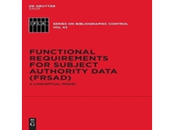 Livro Functional Requirements for Subject Authority Data de De Gruyter (Inglês)