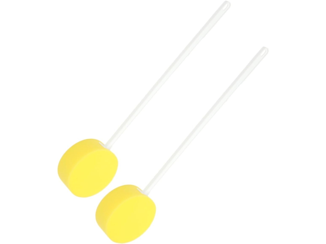 Escova De Banho Esfoliante Mikinona Com Cabo Longo, 2 Peças, Espuma Macia Para Costas E Pés, Limpeza Corporal No