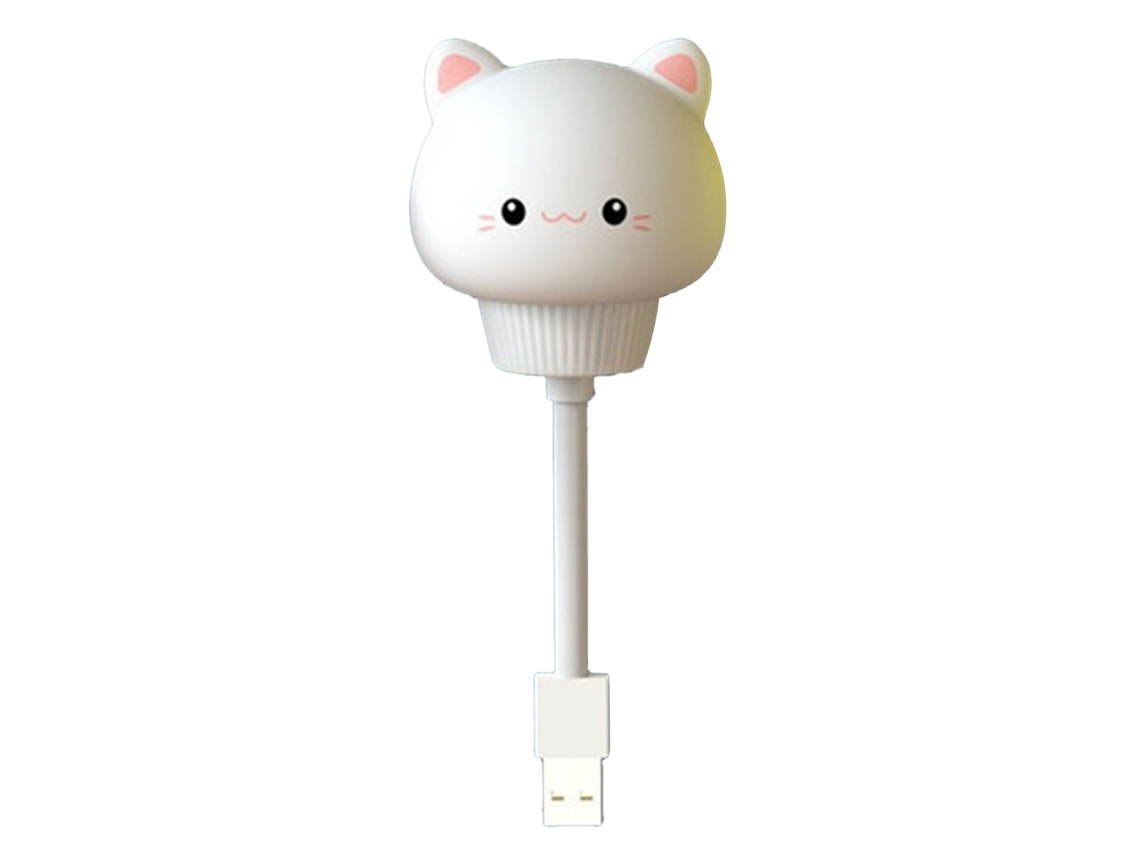 2026 luz Noturna Infantil Led Usb com Design de Animalinho Cute para Quarto e Banheiro Gatinho