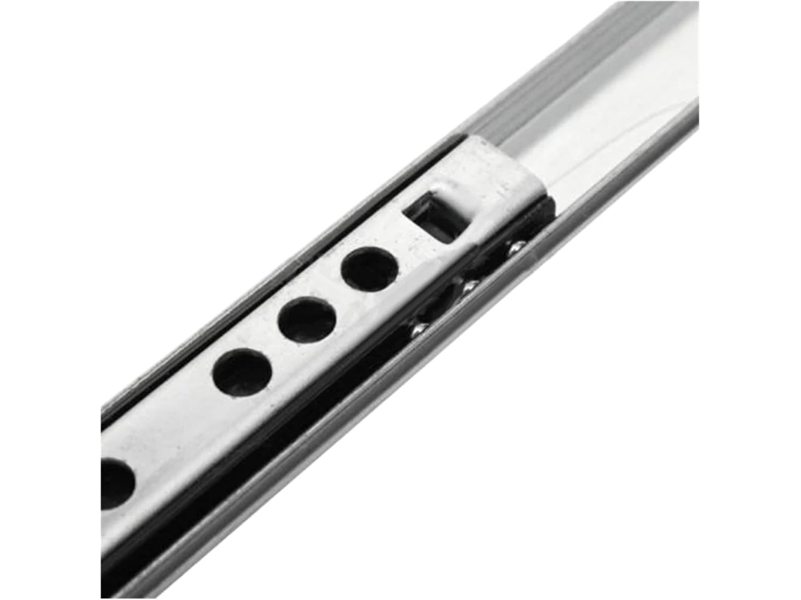 Conjunto De 2 Corrediças Para Gavetas Móveis, Trilho Extensor Total Para Gavetas De Armários Cozinha 25cm
