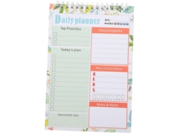 Bloc-notes Agenda Semainier Spiralé Non Daté En Papier Pour Planification