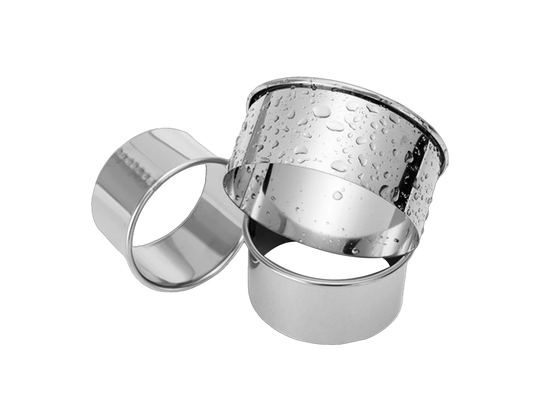 Cortador de Massa LAXISCREED Aço Inox 3 Peças