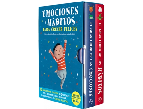 Livro Estuche Regalo Emociones Y Hábitos Para Crecer Felices de María Menéndez-Ponte (Espanhol)