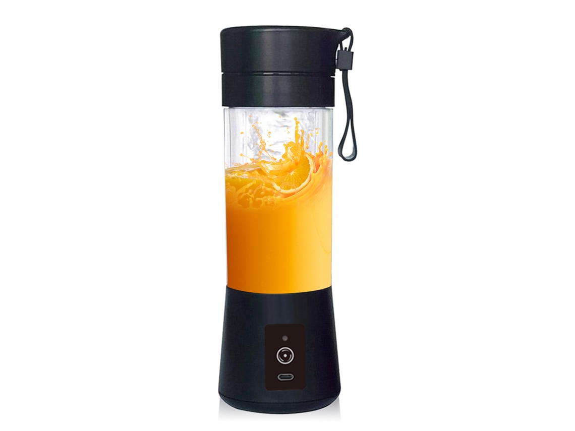 Liquidificador portátil USB Primerox com 6 folhas, 380ml