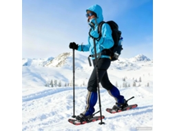 Vidaxl Raquetes De Neve 3 Em 1 Vermelho E Preto 63 X 21 Cm