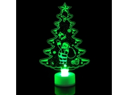 Laxiscreed Decoração De Natal Com Luzes Coloridas Em Acrílico De Alta Qualidade