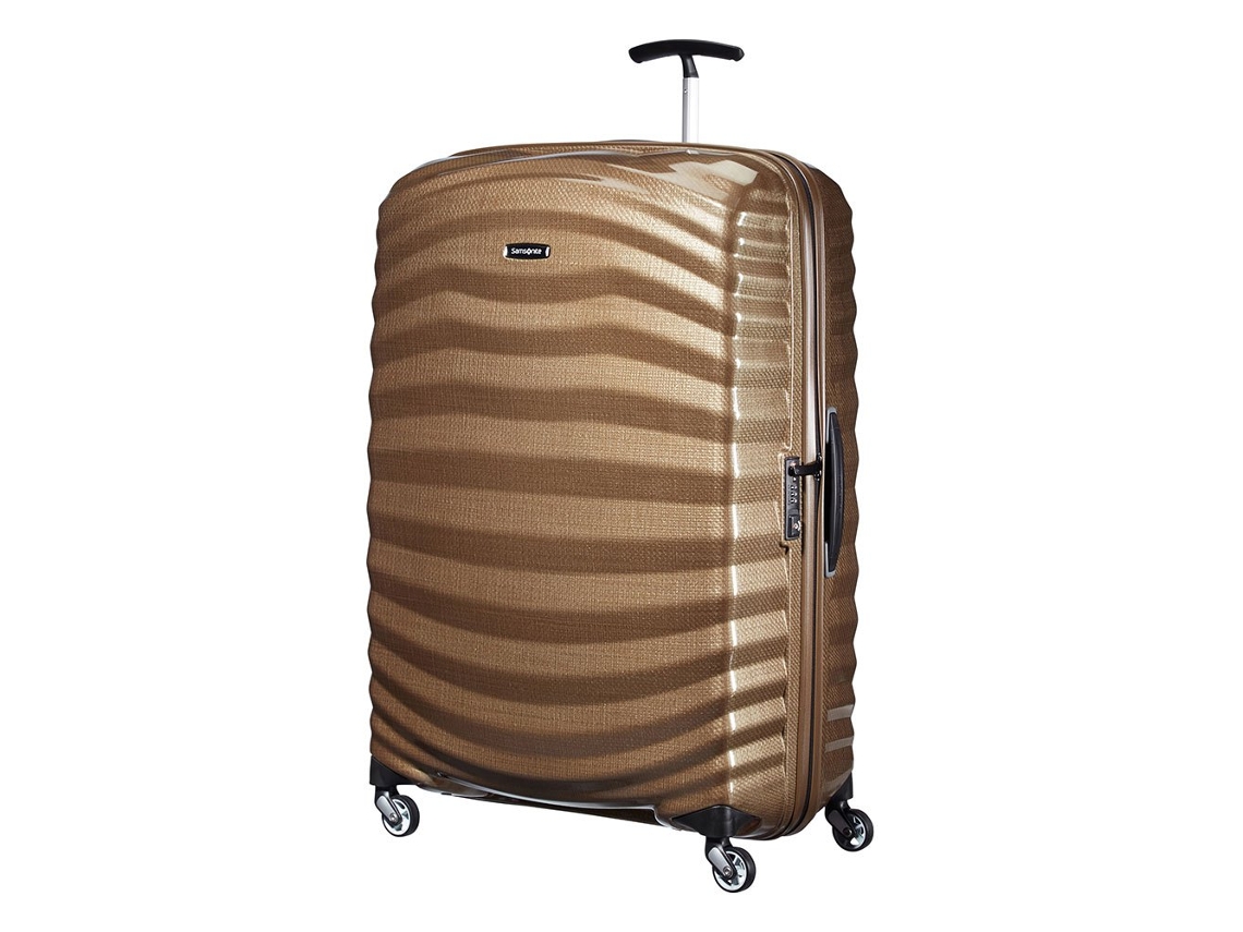 Mala de Viagem SAMSONITE lite-shock spinner Bege (81x55x33cm)
