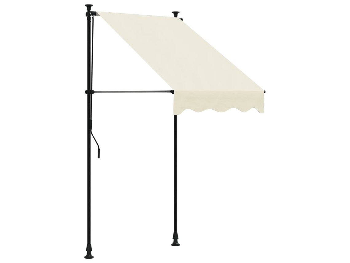 Retractable Awning, Retractable Awnings Vidaxl Creme Tecido (n/a)