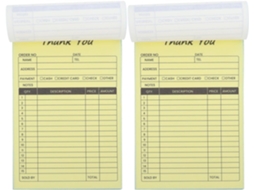 2 Peças Bloc De Reçus De Commande 2 Partes Blanc Papier