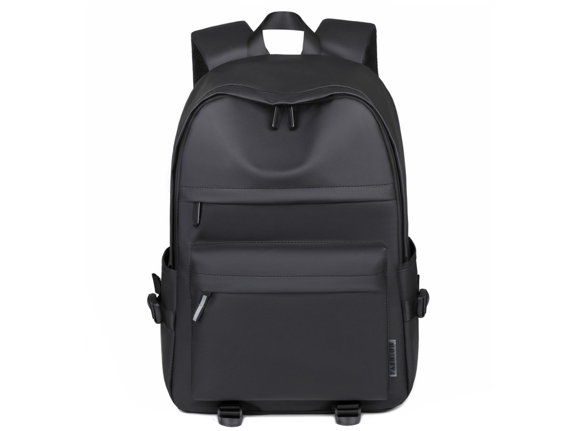 (preta) Mochila Leve, Respirável, Com Design Minimalista E Grande Capacidade, Perfeita Para Deslocamentos Diários E Uso Cotidiano.