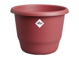 Vaso De Flores Elho Amiga Redondo 25 Vermelho L 25 X B 24.5 X H 18 Cm Exterior 100 Reciclado Elho Give Room To Nature