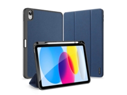 Capa de couro com flip magnético Dux Ducis Domo Series para iPad 2025/2022 (10ª geração, 10,9 polegadas, 2022) WeBake