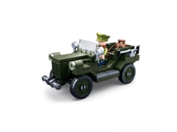 Veículo Militar Sluban Ww2 M38-b0682