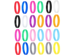 Conjunto De 24 Pulseiras De Silicone Sewacc, Confortáveis Para Festas, Atividades Ao Ar Livre E Mostra Pulseiras Bêbadas