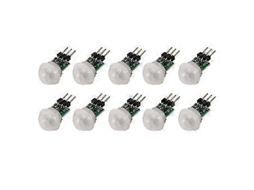 10 Peças Am312 Mini Módulo De Sensor Humano Ir Piroelétrico Infravermelho Pir Sensor De Movimento Módulos Detectores Dc Slowmoose