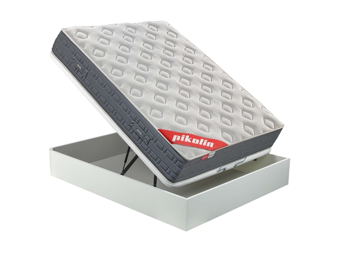 Pack de Sommier Branco + Colchão de Molas Ensacadas Galeón PIKOLIN (105x200)