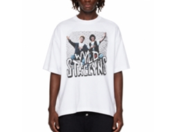 Rockinstone Bill And Ted Sketchy Stallyns White Adult T-shirt Size:xl