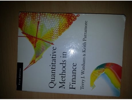 Livro Quantitative Methods for Finance de Terry Watsham e Keith Parramore (Inglês)