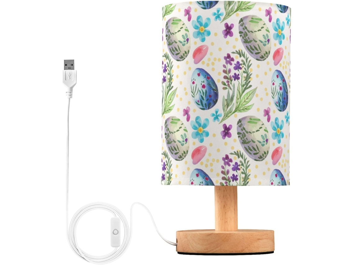 Abajur De Cabeceira Com Porta Usb, Sem Necessidade De Lâmpada, Luz Led Quente Para Quarto, Sala De Estar, Escritório