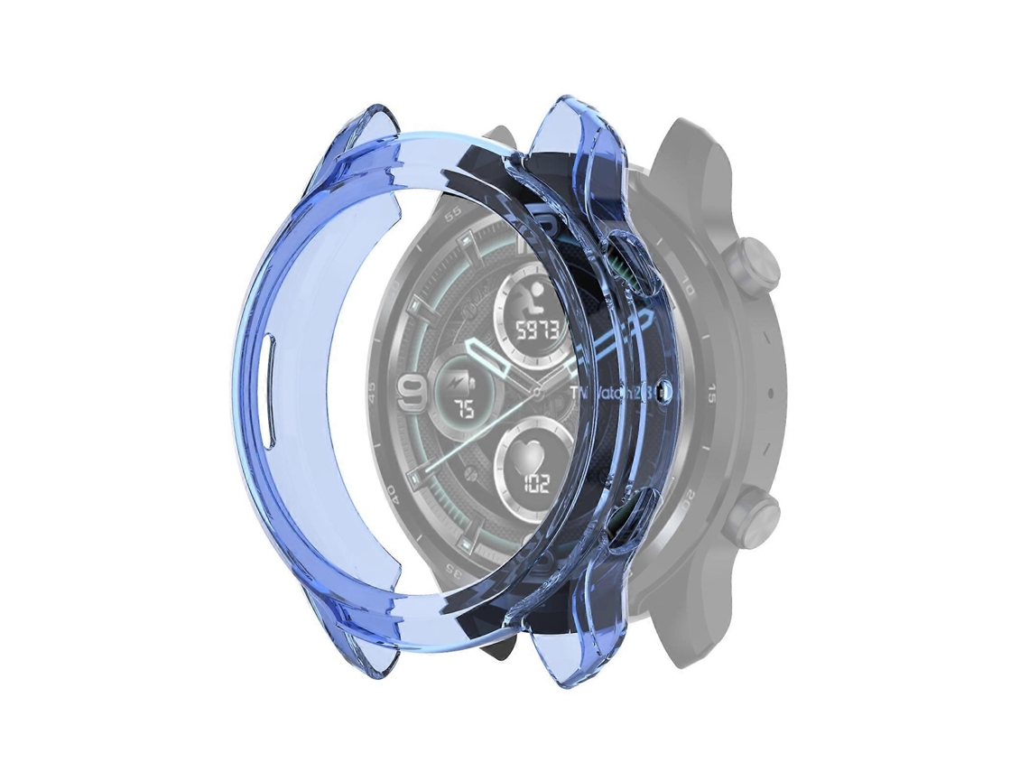 Capa Protetora Vazada Em Tpu Com Cobertura Parcial Para Ticwatch Pro 3 / Pro 3 Lite