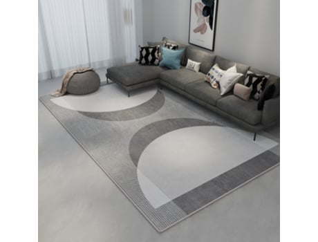 Tapetes de Área de Sala de Estar e Tapetes Antiderrapantes para Decoração de Casa-Teoria Geométrica F EVELTEK 200x300cm