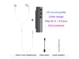 Reprodutor de Música Yuexinghui, com Bluetooth e Inserção de Cartão, Ideal para Estudantes e Entusiastas de Hi fi. EOOCOO
