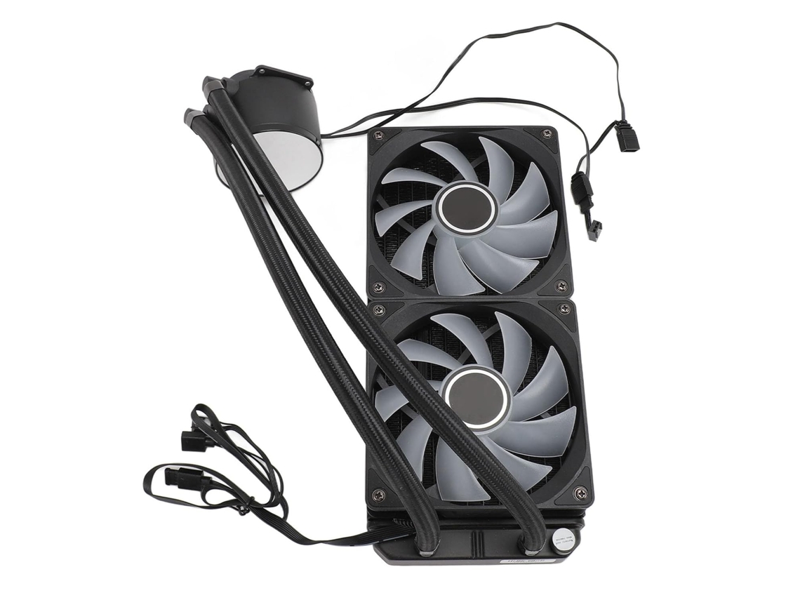 Ventoinha Para Cpu Com Iluminação Argb Ajustável (preta)
