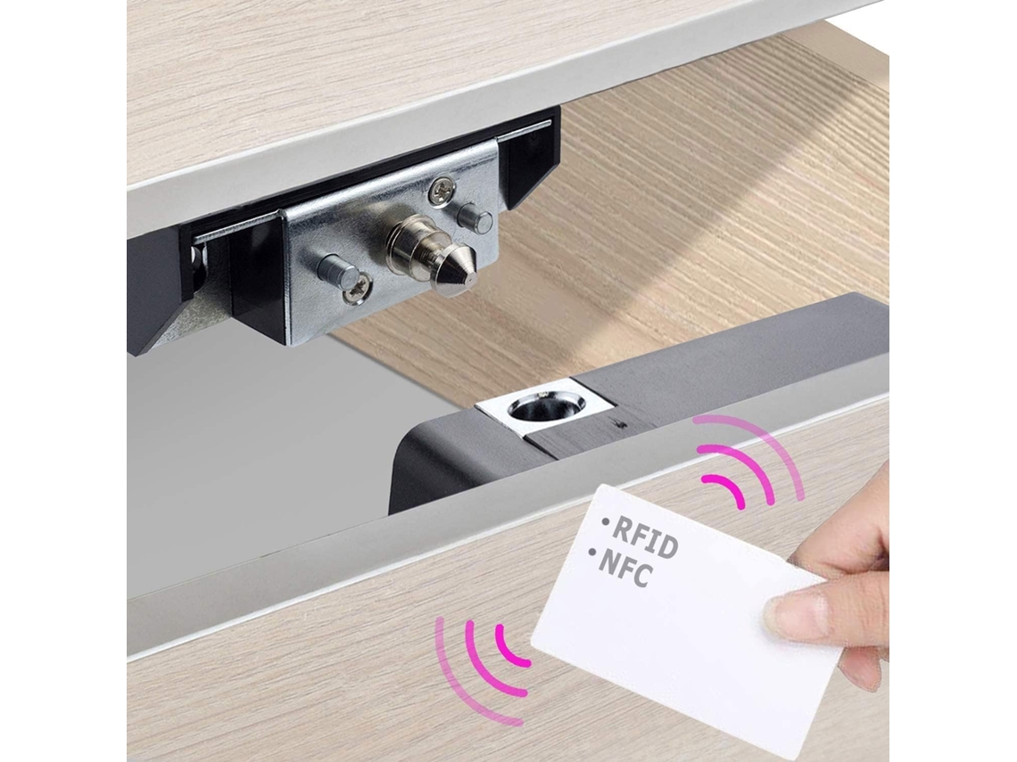 Datador de guarda-roupa, datador eletrônico inteligente NFC para gavetas, datador de cartão oculto para guarda-roupas de madeira, guarda-roupa, despensa