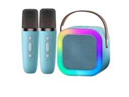 Máquina De Karaokê Para Crianças Máquina De Karaokê Infantil Para Meninas Com 2 Microfones Sem Fio Mini Alto Falante Bluetooth Portátil M Yizhood