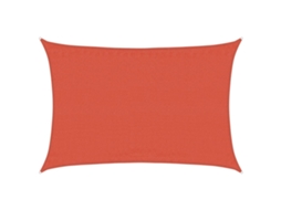 Maison Exclusive - Para-sol Vela Retangular 160 G/m² 3,5x5 M Pead Terracotta