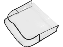 Capa Protetora Transparente em Pvc para Cadeiras de Barbeiro, Encosto, Proteção Contra Manchas, Capa para Cadeira, CHABERLU