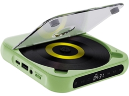 Leitor Cd Portátil Com Bateria Recarregável E Tela Lcd Intuitiva. Ideal Para Aprendizado De Idiomas E